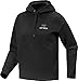 Arc'teryx Emblem Fleece Hoody Women's | Comfortable Hoody in an Organic Cotton Blend | Black, X-Large