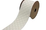 3.8 Yard Spool 2.7' Beige Anatolian Window Embroidered Curtain Trim Jacquard Ribbon for Your Drapes Curtains Drapery Banding Trim Tape V1 185