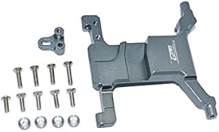 Aluminum Servo Mount for Axial 1:10 SCX10 III Jeep Wrangler AXI03007 / Jeep Gladiator AXI03006 - 15Pc Set Gray Silver