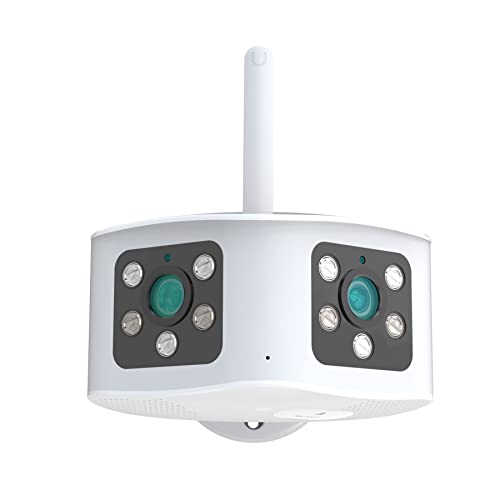 防犯カメラ 屋外 ワイヤレス 4K/660万 wifiカメラ 2眼レンズ Amazon.co.jp: RIUQIMO 防犯カメラ 屋外 ワイヤレス 4K/660万