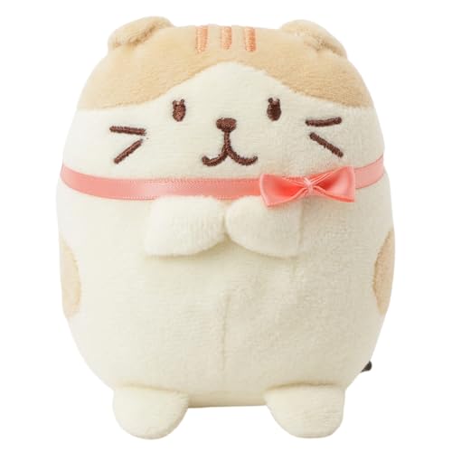 [Fuku Fuku Nyanko] �ӂ��ӂ��ɂ�� �}�X�R�b�g �ʂ������ �~�j�T�C�Y 8×8×10cm �L ���� ������ ��̂Ђ�T�C�Y �R���p�N�g �������� �A�j�}�� �L�����N�^�[ ������ �ʂ��B�� �M�t�g �a���� �v���[���g HAPiNS (�X