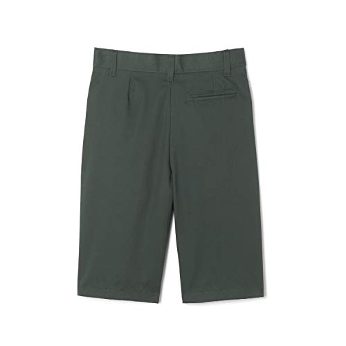 Image of French Toast Boys' Adjustable Waist Stretch Flat Front Shorts (Standard & Husky) for School Uniform