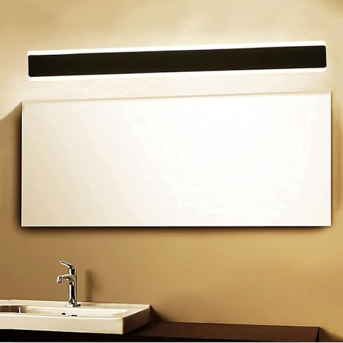 Lámpara de pared moderna lineal de 100 cm dorada para iluminación de tocadores y baños 6