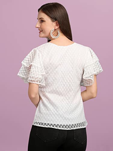 Image of Wedani Women's Solid Regular Fit Blouse
