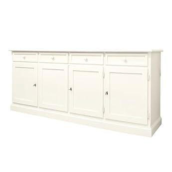 Foto di Mar.c.a. Design - Credenza Soggiorno in Legno di Pioppo, Stile Classico Arte Povera Elegante e Funzionale, Mobile Made in Italy