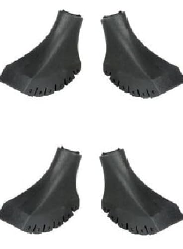 Tapered Four Pack of Extra Durable Rubber Replacement Tips (Replacement Feet/Paws/Ferrules/Caps) for...