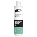 Clever Soap 1% Piroctone Olamine Anti-Dandruff Shampoo With Salicylic Acid - Suitable For Seborrheic Dermatitis, Psoriasis, Folliculitis & Itchy, Flaky, Sensitive Scalp & Hair - For Men & Women