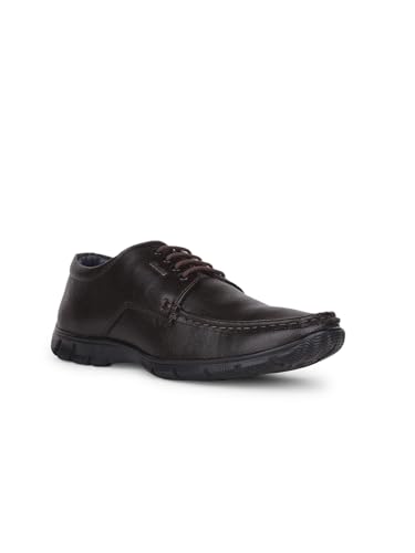 Bata Men's Brown Formal Derby Shoes 10 UK - Image 3