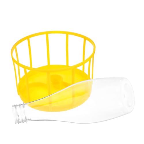 Alasum 爬虫類フィーダー 爬虫類用フードホルダー 丈夫な餌入れ トカゲの水皿 亀の給水器 丈夫な食器 タートルウォーターボウル 飾り皿 ひげを生やした の餌入れ Yellow
