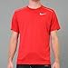 Nike Men's Dri-FIT Miler Short-Sleeve Running Top (X-Large, University Red/Reflective)