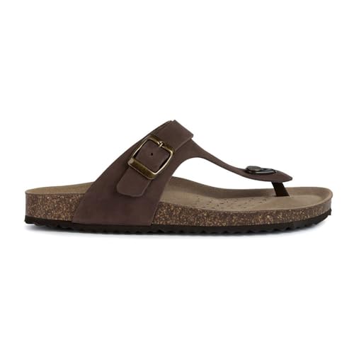 Geox D Brionia sandales femme confortables en liège et nu-pieds d'été
