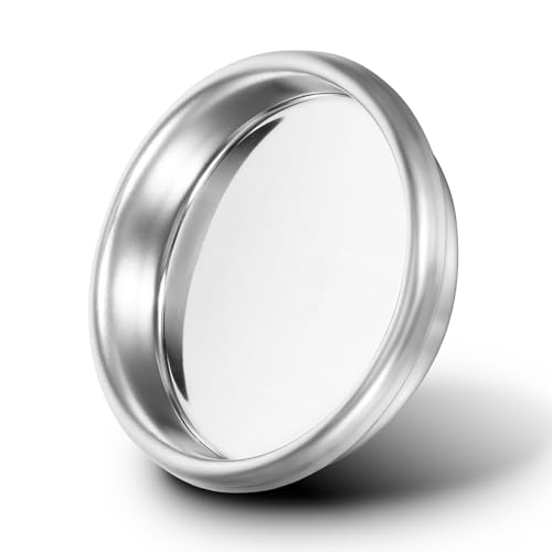 Nogeqi Filtro ciego de acero inoxidable de 58 mm, filtro ciego para cafeteras de 58 mm, para portafiltros de 58 mm para amantes del café, accesorios de repuesto
