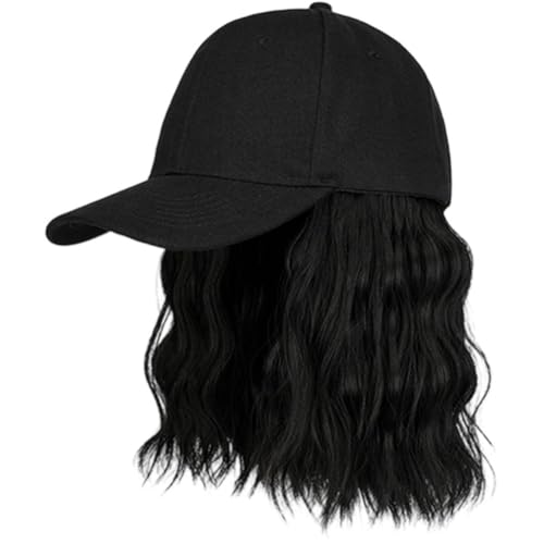 Casquette de baseball avec perruque pour masquer un manque de volume