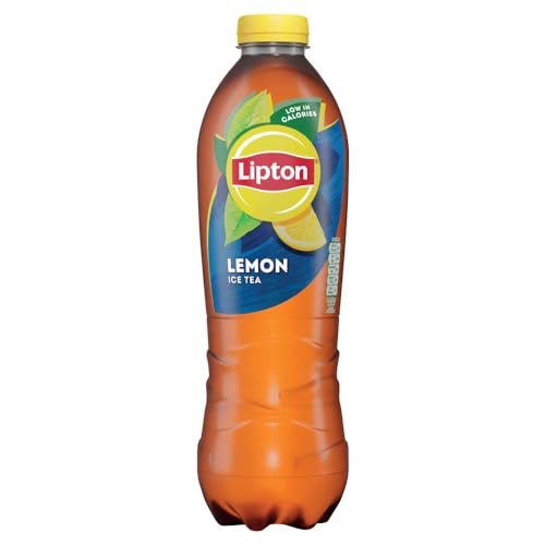 Lipton Lemon Bottled Ice Tea 1.25 L low calorie soft drink 100% black tea extract