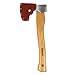 Produktbild Xforst Axt X-TA5,Beil aus geschmiedetem Karbonstahl. Handbeil aus Hickory Holz Stiehl mit Schneidenschutz aus echtem Leder. Wikinger Axt Modell.