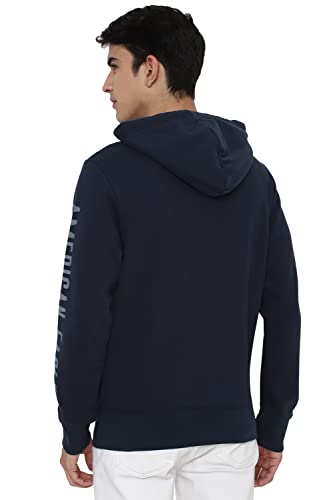 Image of American Eagle Men Blue Super Soft Icon Graphic Hoodie