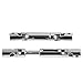 Kodrily 2Pcs RC Crawler Drive Shaft for RC, Metal Drive Shafts, 55-70mm WPL Driveshaft C24 Upgrade Accessories, Silver 1/16 Car Driveshaft Compatible with WPL 1/16 Scale Rc Truck