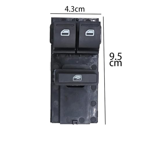 Commande Leve Vitre VW Polo Boutons Fluides et Commutation Réactive - 2