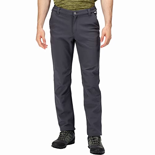 Regatta Men's Fenton Softshell Trousers - US 34R - Seal Grey