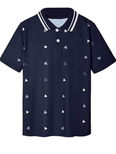Tagas Boys Polo T-Shirt|Cotton Regular Fit Tshirt|t-Shirt for Boys, NAVY, 11-12 Y