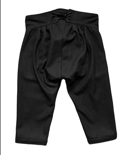 Mens Colonial Knee Wool Breeches 18th Century Pants Fall Front Style2