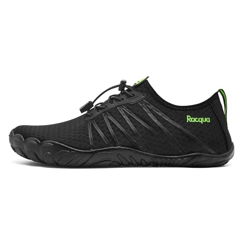 Racqua Men Women Water Shoes Quick-Dry Breathable Swim Shoes Lightweight Aqua Shoes Beach Pool Hiking Shoes