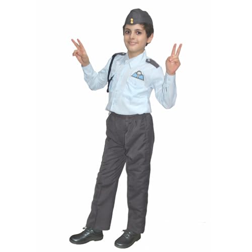 Image of Kaku Fancy Dresses Our Helper Costume for Boys & Girls | Social Helper Doctor, Nurse, Fireman, Postman, Teacher, Farmer Dress For Kids