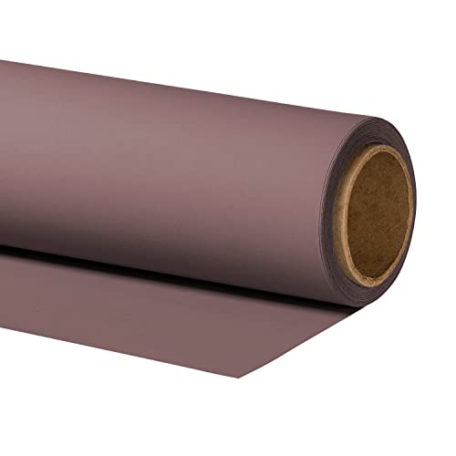Walimex pro Fotohintergrund aus Karton 2,72x10m, deep Mauve I Fotoleinwand für den professionellen Fotostudio Einsatz I Ideal für Produktfotografie I...