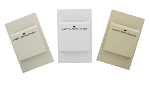 Leviton 120-277V Hospitality Key Card Switch with Color Change Kit,