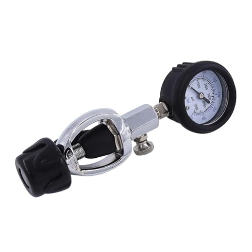 Air Tanks Pressure Checker Scubas Diving Pressure Gauge Strong Accessory Equipment 5000PSI Air Tanks Pressure Checker
