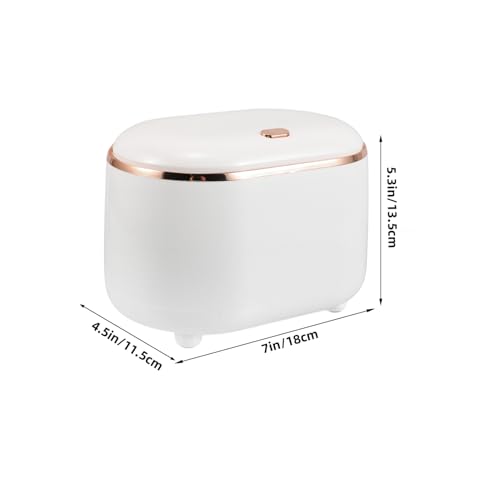Caneca de basura con tapa ovalada para cocina y oficina miniatura 2