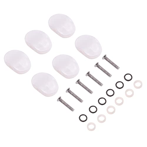 BESPORTBLE 6 Pack Guitar Tuning Peg Caps Guitar Tuning Peg Knobs Replacement Machine Head Polished