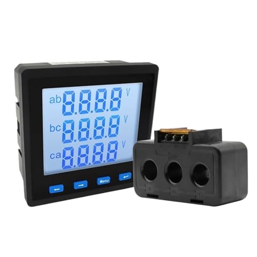 Fréquencemètre multimètre de tableau électrique wattmètre alternatif CT 30A monophasé