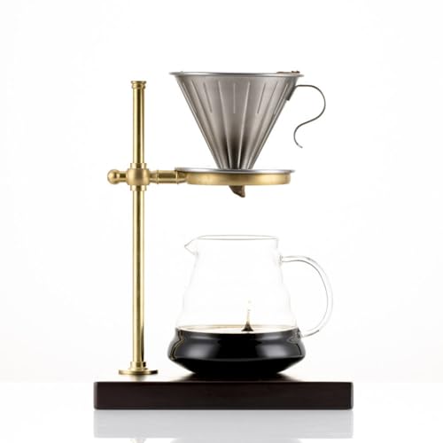 SECFOU Filtro de Café Fácil Limpieza Desperdicio de Papel con Soporte de Acero Inoxidable Capacidad 1-2 Tazas para Cafetera de Goteo