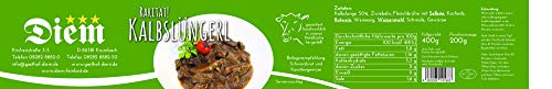2 X Konserve Diem Saures Lüngerl vom Kalb - Beuschel - Kalbslunge in dunkler Einbrenne - Saure Lunge - 240g Fleischeinwage - lange haltbar – Bild 6