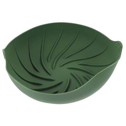 OKUMEYR Almohadilla para freidora Horno freír Accesorios para freidoras Forro de Silicona airfryer revestimientos de Silicona para freidoras de Aire Gel de sílice Green