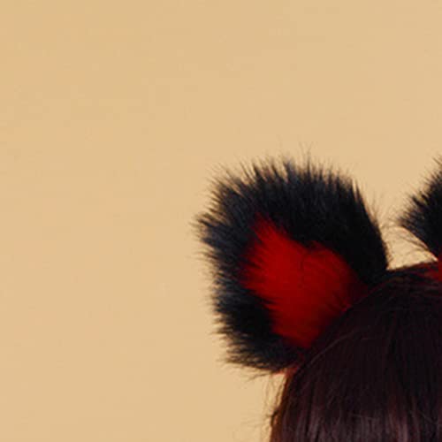 Minkissy Orelha de Gato de Pelúcia Cosplay Headband Aniversário Do Partido Do Traje Cosplay Headpiec
