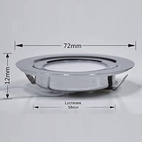 2 Faretti Da Incasso G4 Metallico - 12V, Con Copertura Vetro - Foto 9