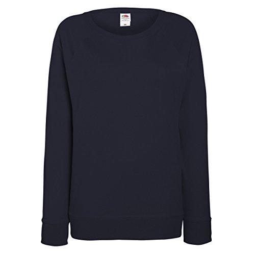 Fruit of the Loom Women's Fit Lightweight Raglan Sweatshirt Deep Navy S