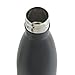 VonShef Double Wall Insulated Stainless Steel Vacuum Water/Drinks/Sports Bottle - 100% BPA-Free - Matte Black