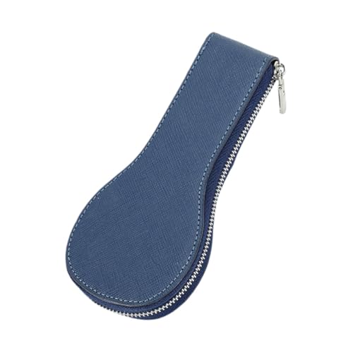 Freneci 時計収納ボックス 時計ボックスアクセサリー クッション付き内部 耐衝撃 防塵 頑丈 多目的 旅行用時計ケース, 青