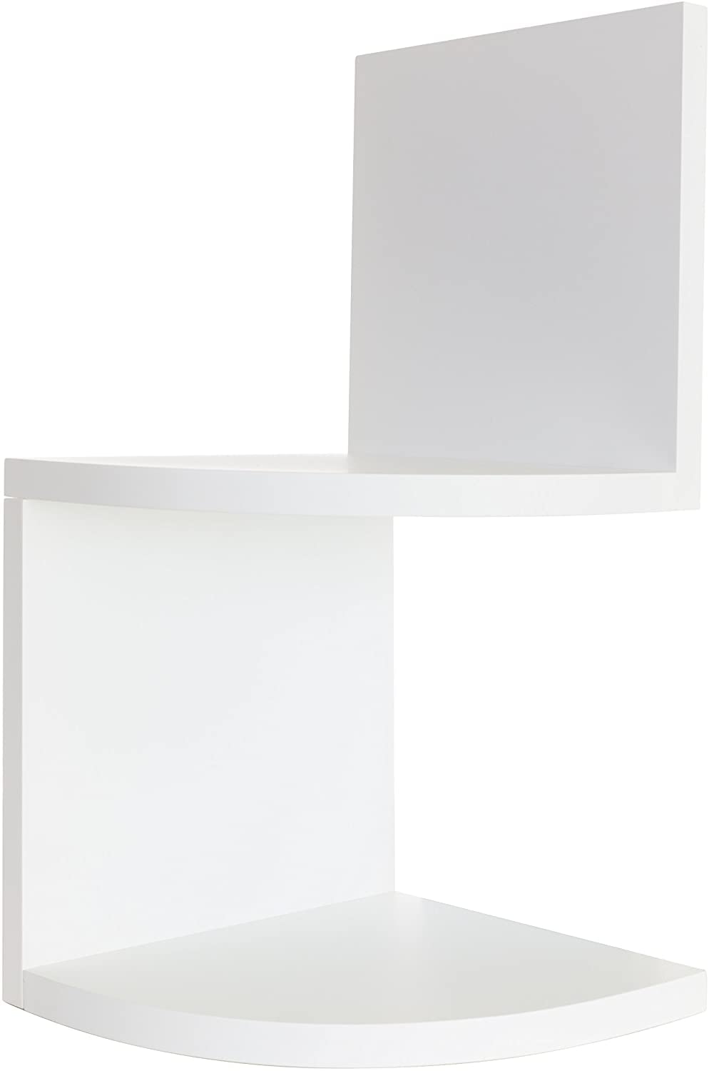 Kiera GraceKieragrace Retro Set of 2 Count Floating-Shelves, White, 2
