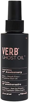 Verb Ghost Oil – Vegan Weightless Hair Oil – Lightweight Hair Oil – Revitalizing Hair Treatment Oil Nourishes and Promotes Shiny Hair – No Paraben or Harmful Sulfates (3 Fl Oz)