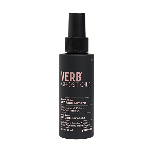 Verb Ghost Oil – Vegan Weightless Hair Oil – Lightweight Hair Oil – Revitalizing Hair Treatment Oil Nourishes And Promotes Shiny Hair – No Paraben Or Harmful Sulfates (3 Fl Oz) #TOP2