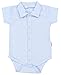 TupTam Body da Neonato a Maniche Lunghe con Colletto , Manica corta blu, 92