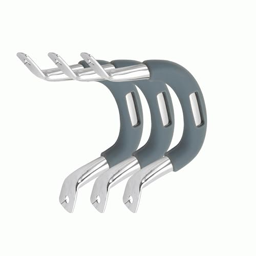 Milageto 3 Maniglie per padelle, Maniglie per pentole, durevoli, Resistenti al Calore, in Acciaio Inossidabile, per Accessori per Utensili da Cucina, l