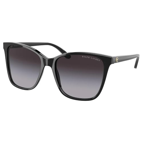 Ralph Sunglasses Black Frame, Grey Gradient Lenses, 57MM