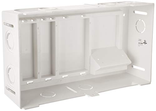 Leviton 47605-Mdu Mdu Compact Structured Media Enclosure With Cover, White 9.01 In #TOP4