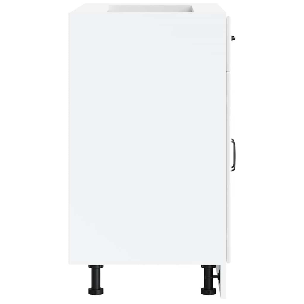 vidaXL Mueble bajo de Cocina Lucca Blanca de Alto Brillo