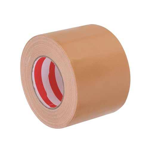 Image of uxcell Heavy Duty Duct Tape, 4 Inch x 55 Yard Waterproof Flexible Hand Tear Strong Adhesive Duct Tapes for Crafts DIY, Fixing, Repairs, Brown